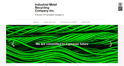 Desktop Screenshot of industrialmetalrecycling.com