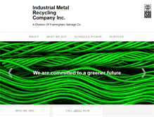 Tablet Screenshot of industrialmetalrecycling.com